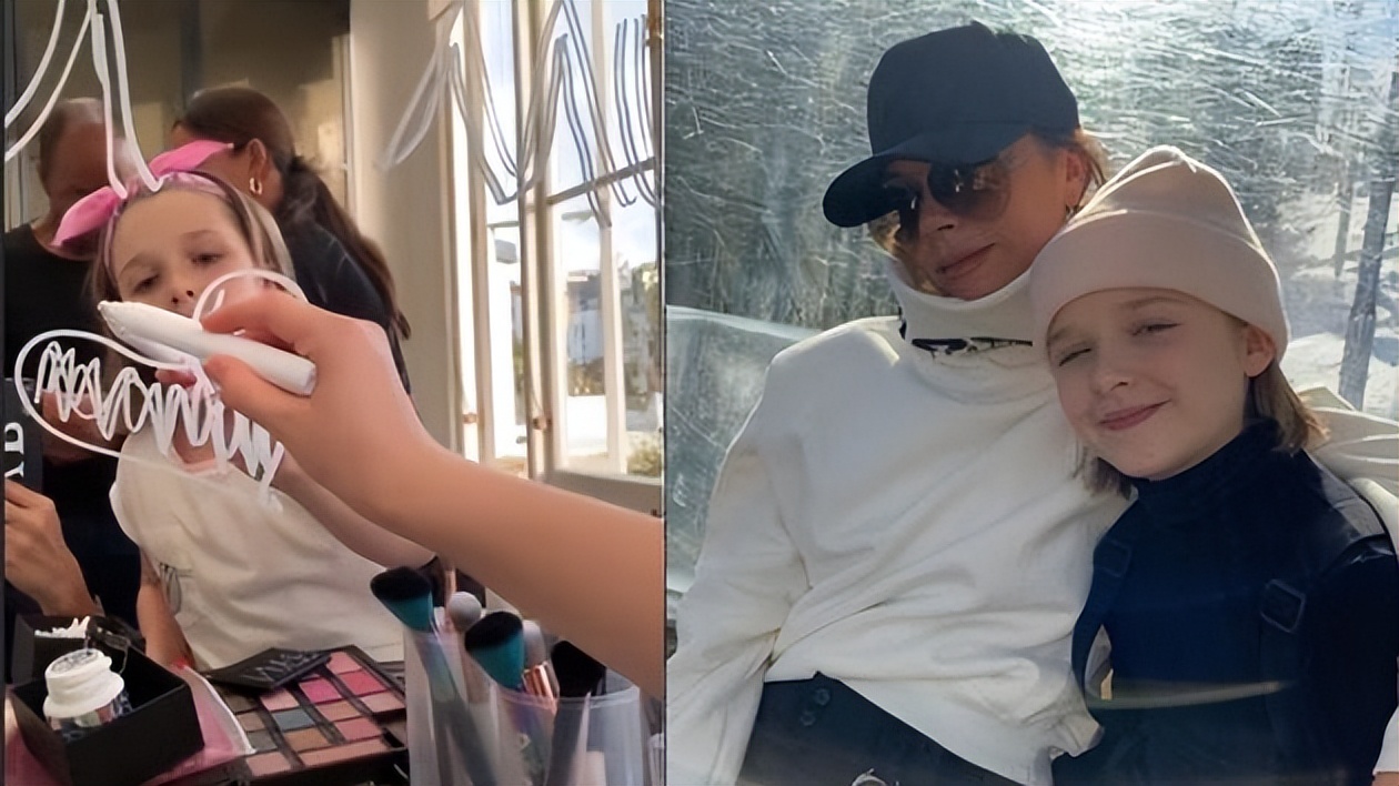 贝克汉姆小七长大了的图片,维多利亚贝克汉姆小七薇娅