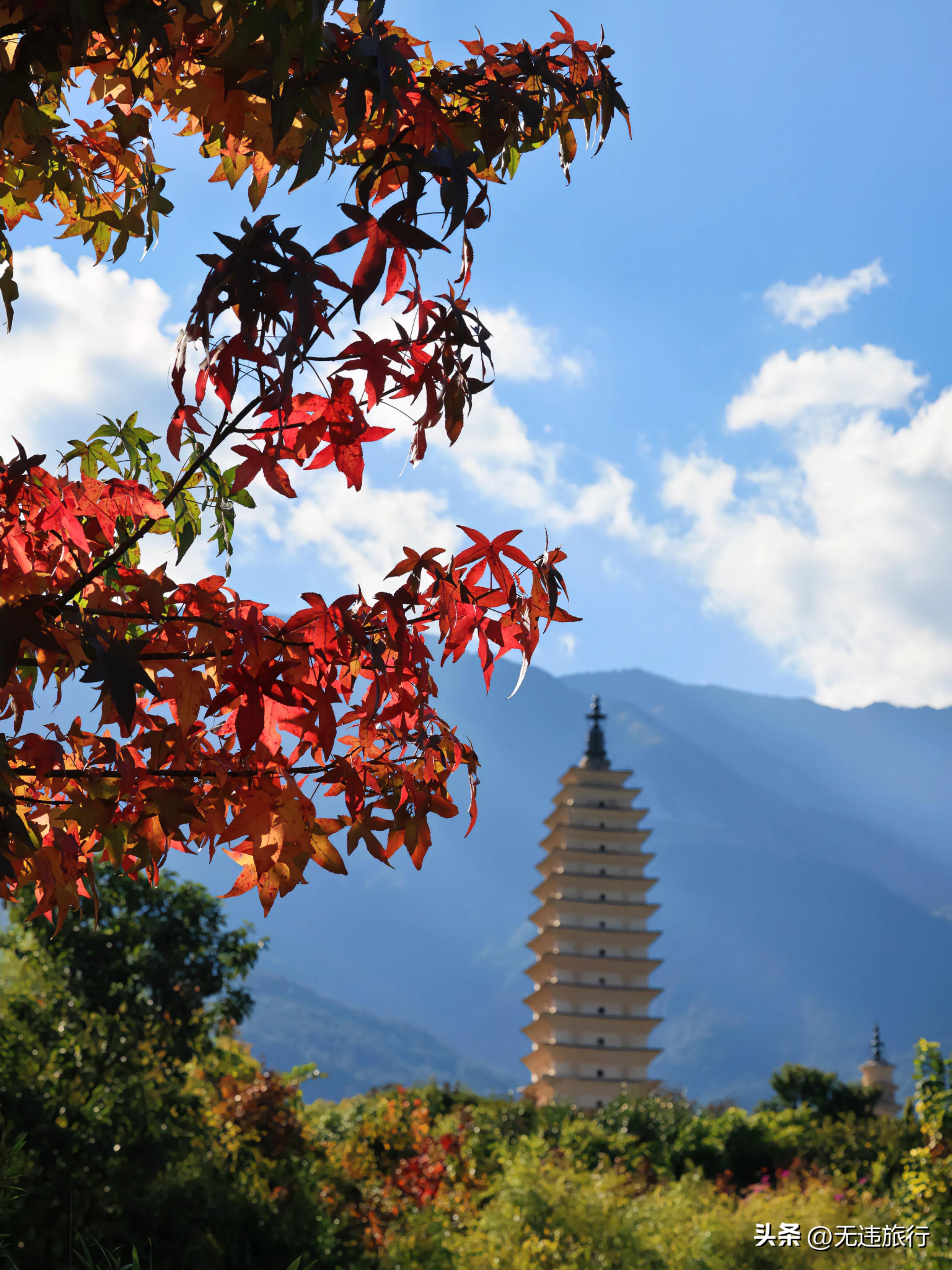 大理三塔自驾游,大理三塔游玩视频
