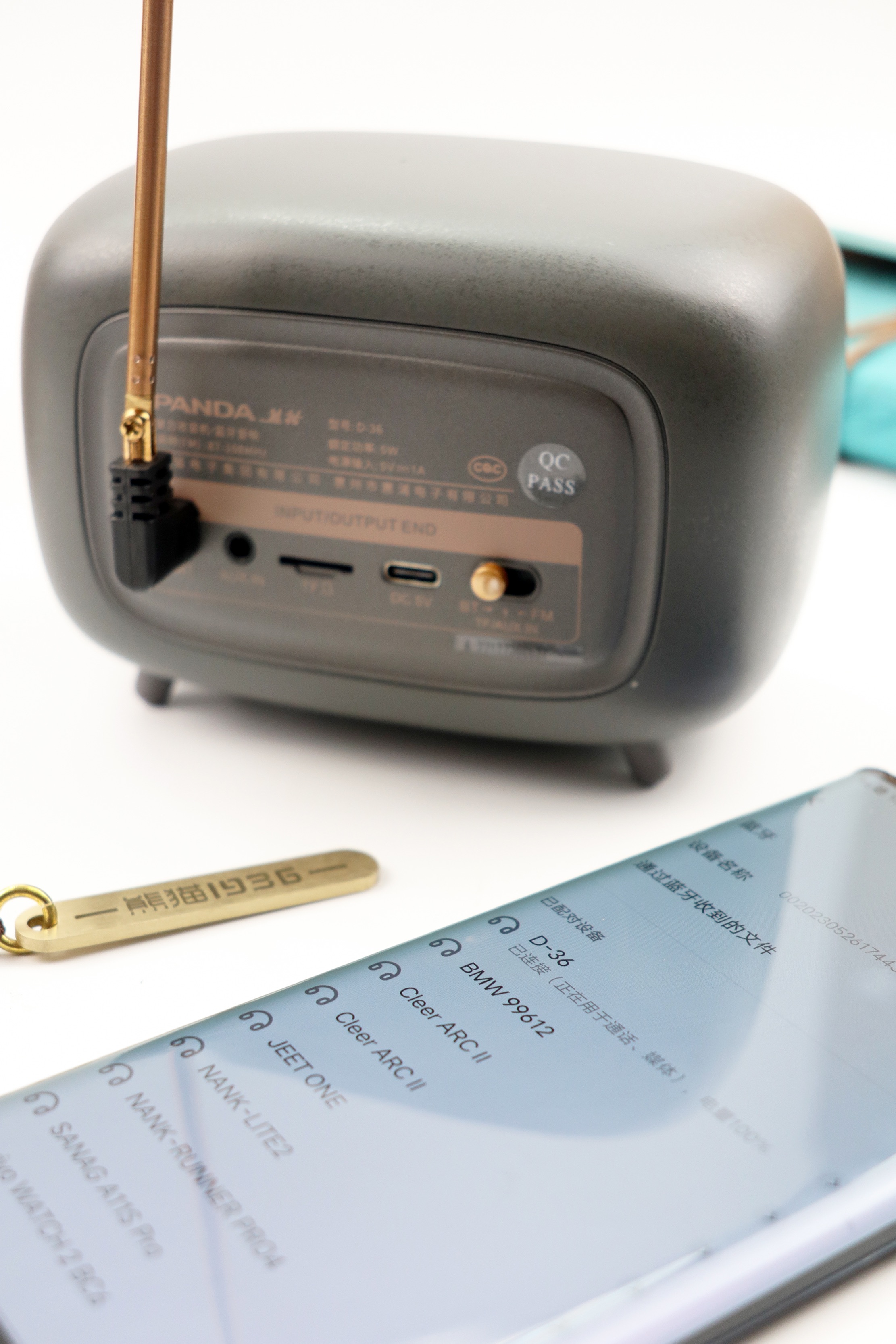 熊猫复古收音机1936评测,复古熊猫音响