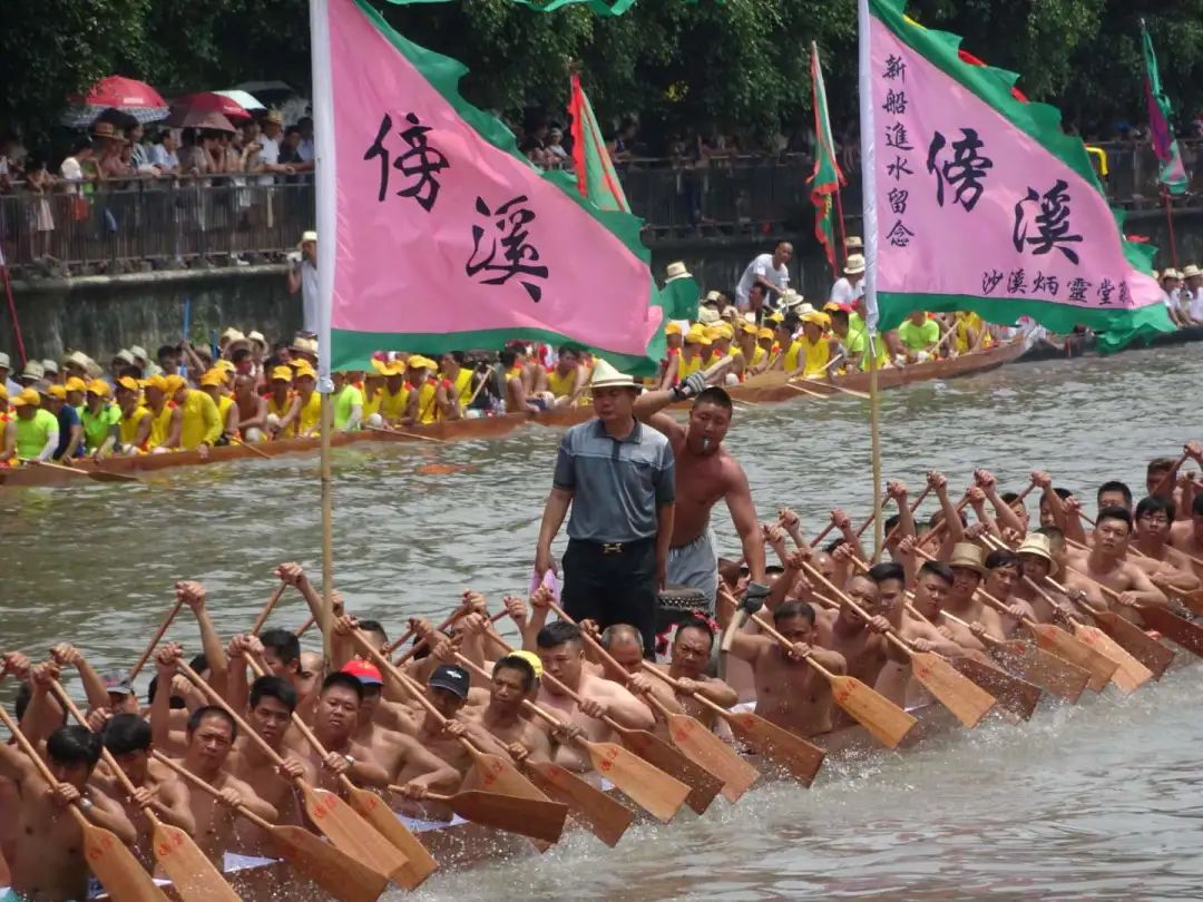 番禺各村龙船景点介绍图片,番禺十乡龙船会