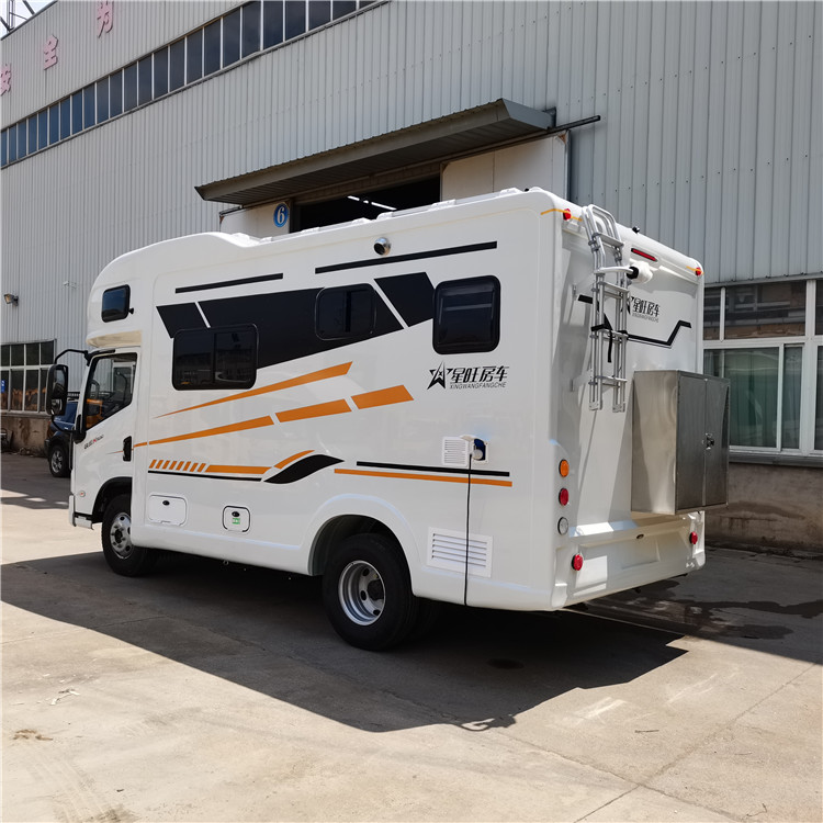 跃进房车h500平头,跃进h500后置厨卫轻卡房车