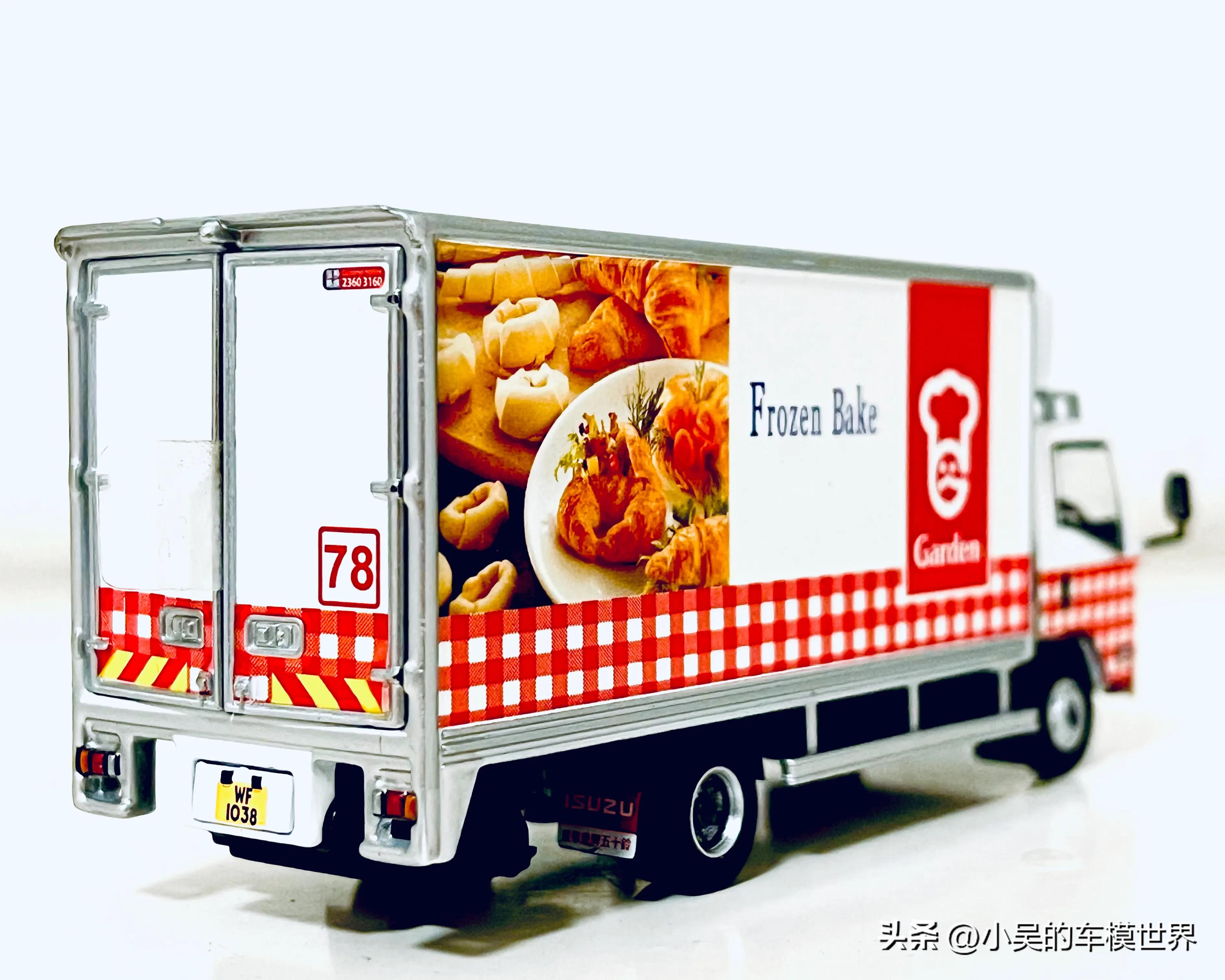 嘉顿面包，有爱有力量｜TINY微影711限定-ISUZUNP嘉顿面包配送车