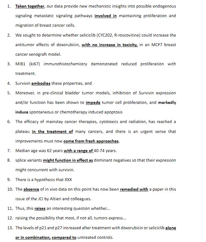 医学sci论文写作常用句式,sci论文写作经典句式汇总