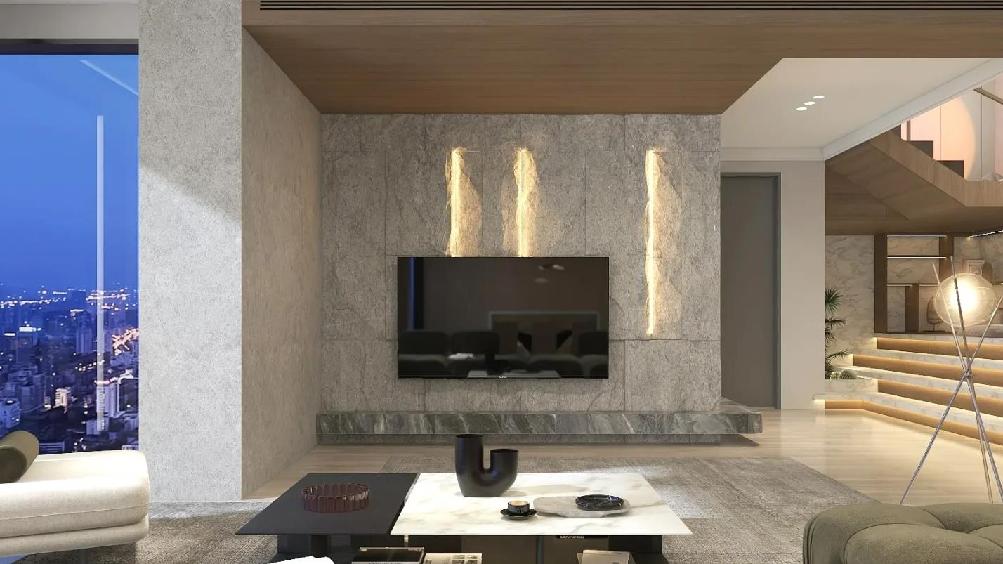 家装风格效果图大全轻奢110平,轻奢风格家装餐厅平面图