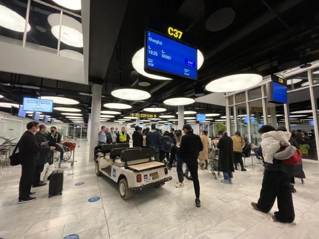 54名中国乘客滞留哥本哈根,丹麦机场滞留55位中国旅客