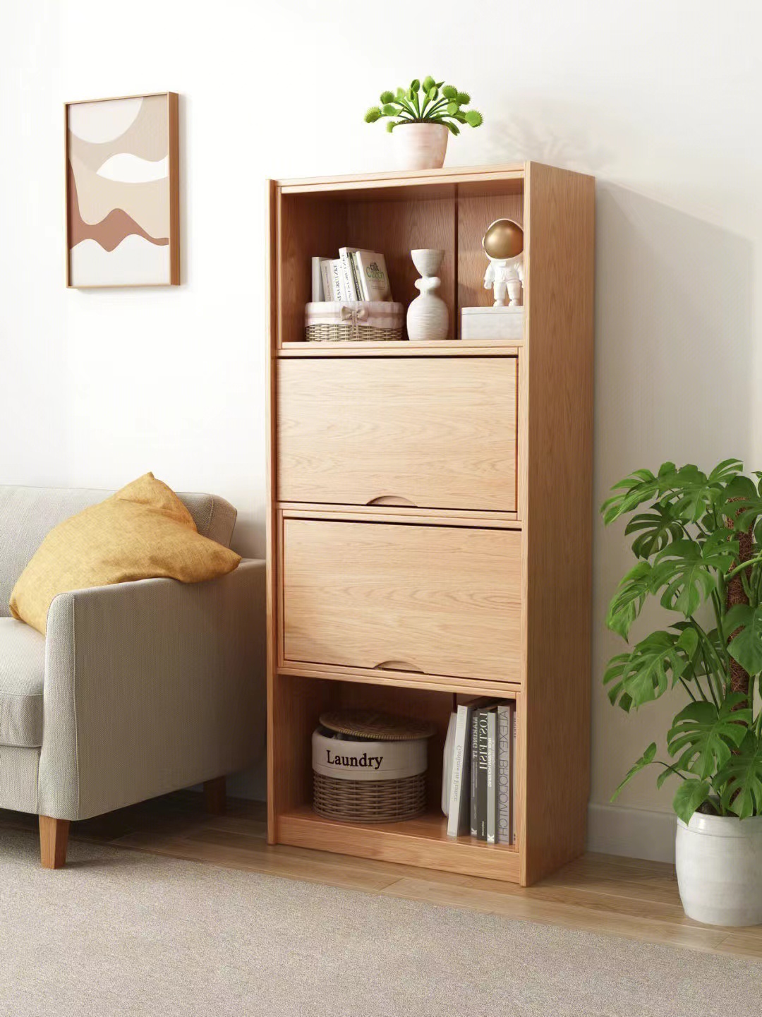 折叠式小巧书架,可伸缩的隐藏式书架