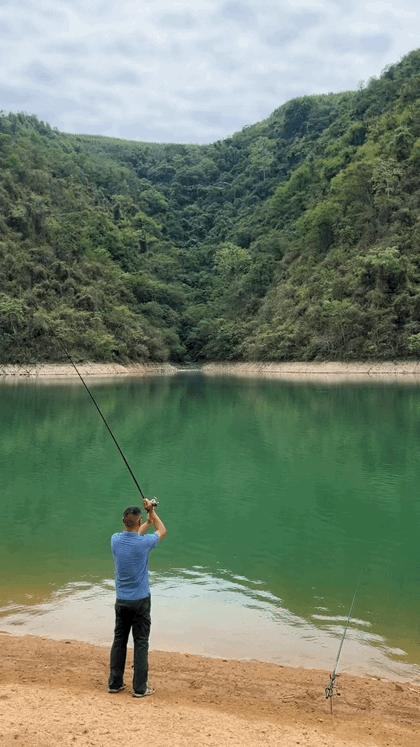骑马挎枪黑坑竿,骑马挎枪钓鲫鱼