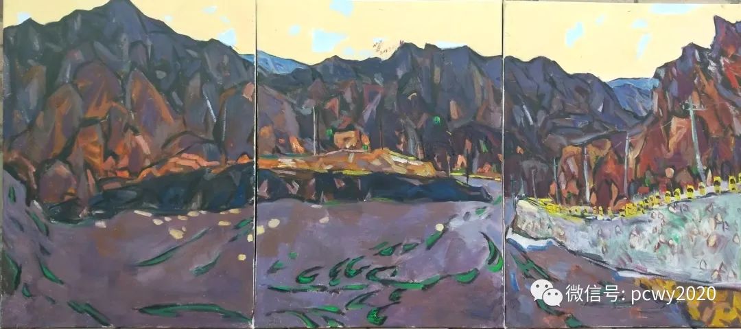 平川野麻滩岩画,东北专门画野草的画家