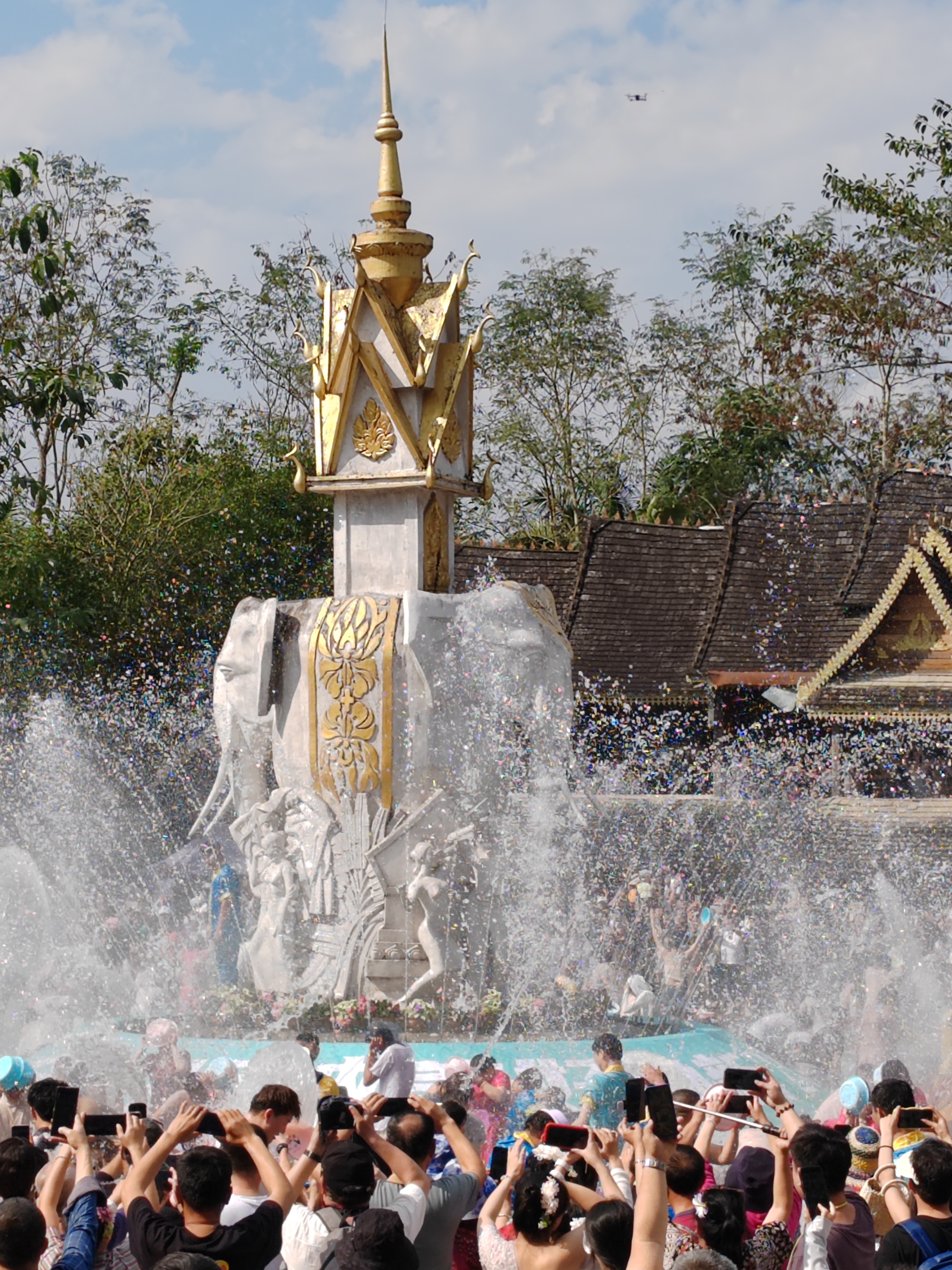 西双版纳旅游全攻略傣族园泼水节,西双版纳傣族园泼水节高清图片