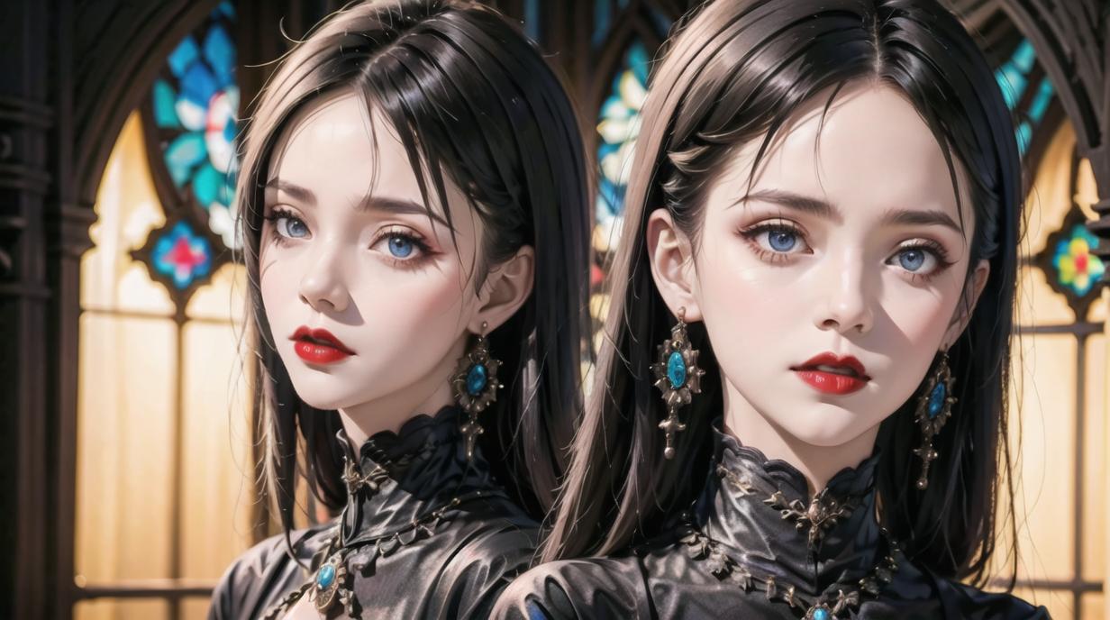 二次元ai女神图片,ai二次元少女美图