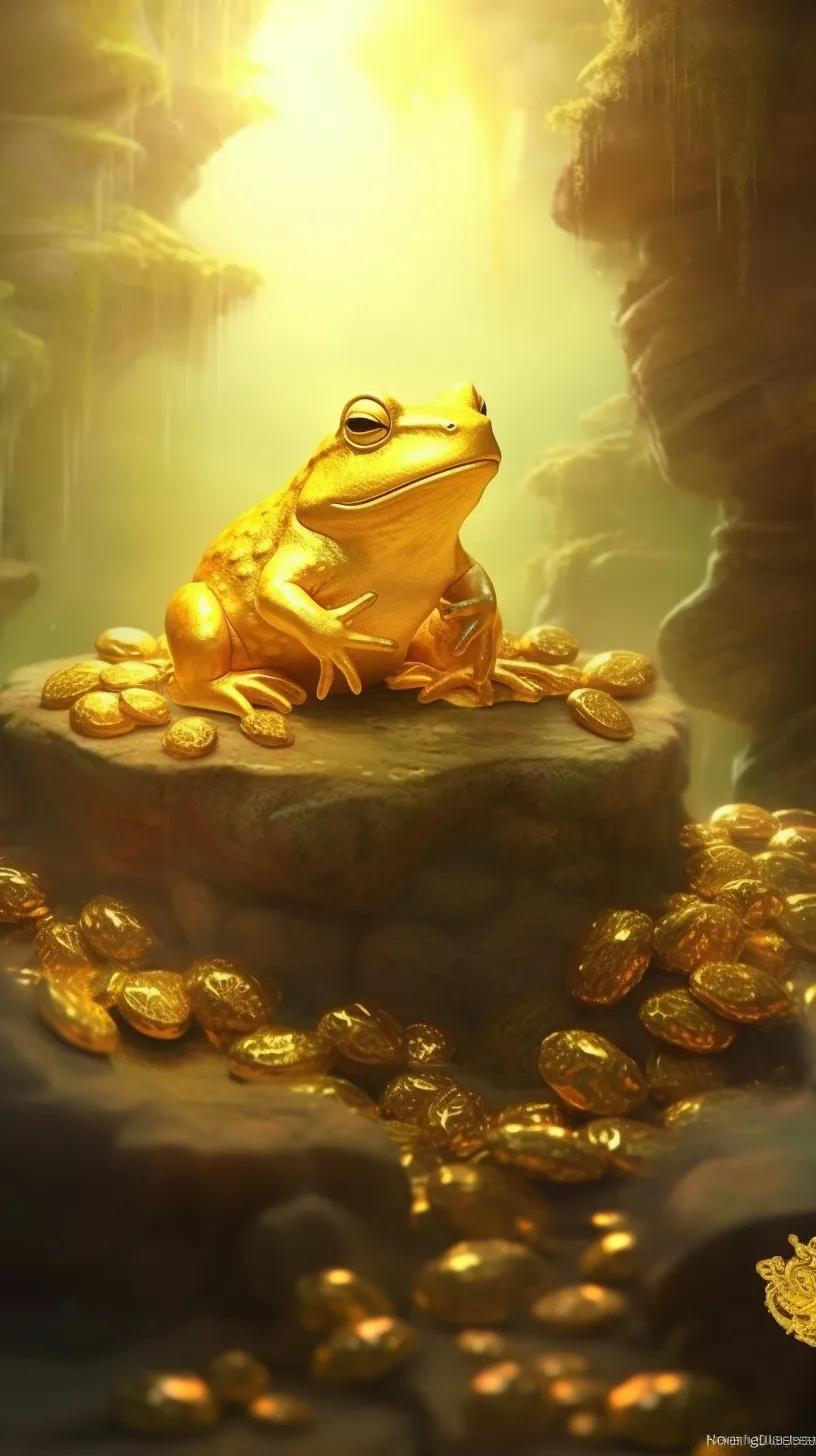 男士专用壁纸金蟾,金蟾纳财壁纸