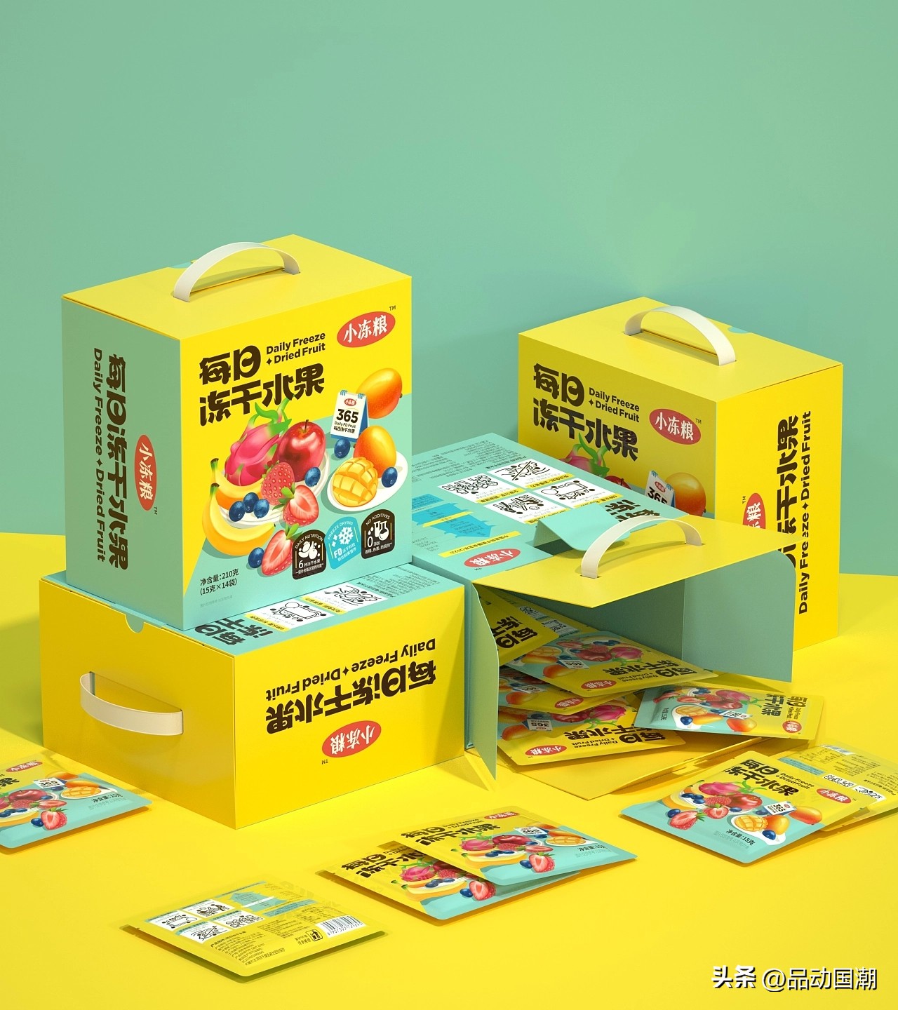 国潮酒盒包装设计,国潮食品糕点包装