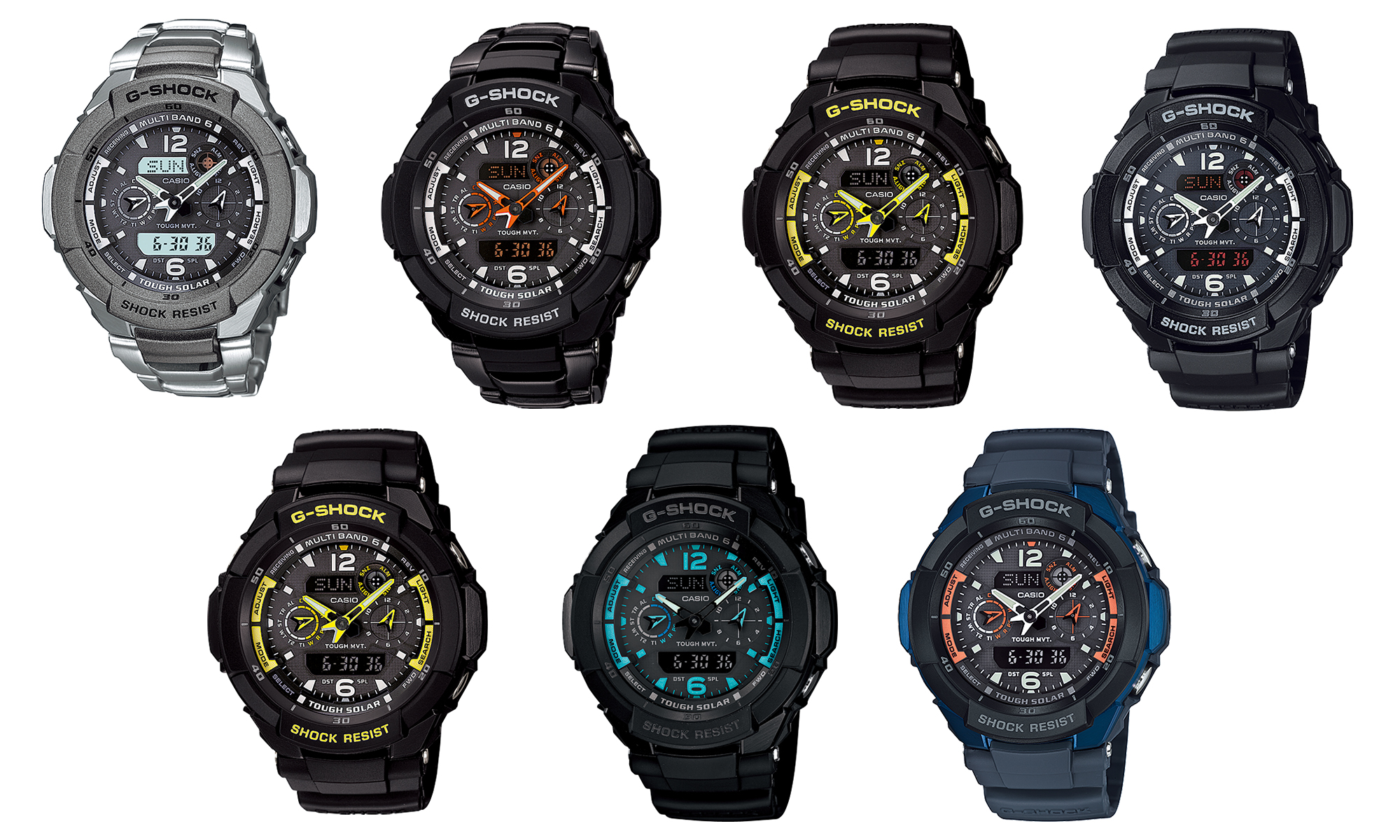 卡西欧空霸g-shockb1000,卡西欧空之勇者手表