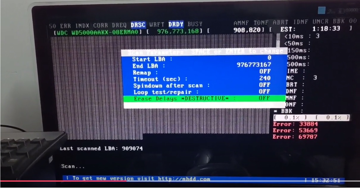 mhdd硬盘坏道修复教程,mhdd修复后怎么判断硬盘坏了