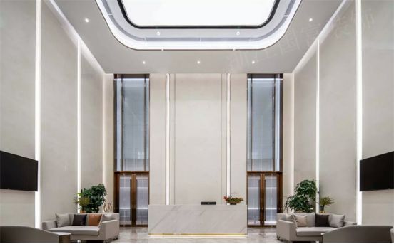 前厅隔断墙装修,前厅设计装修效果图办公室