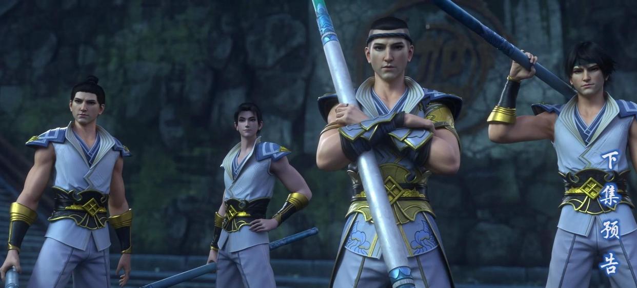 斗破苍穹：黑煞队被淘汰，萧炎小队迎战白煞队，斗灵罗侯一挑四