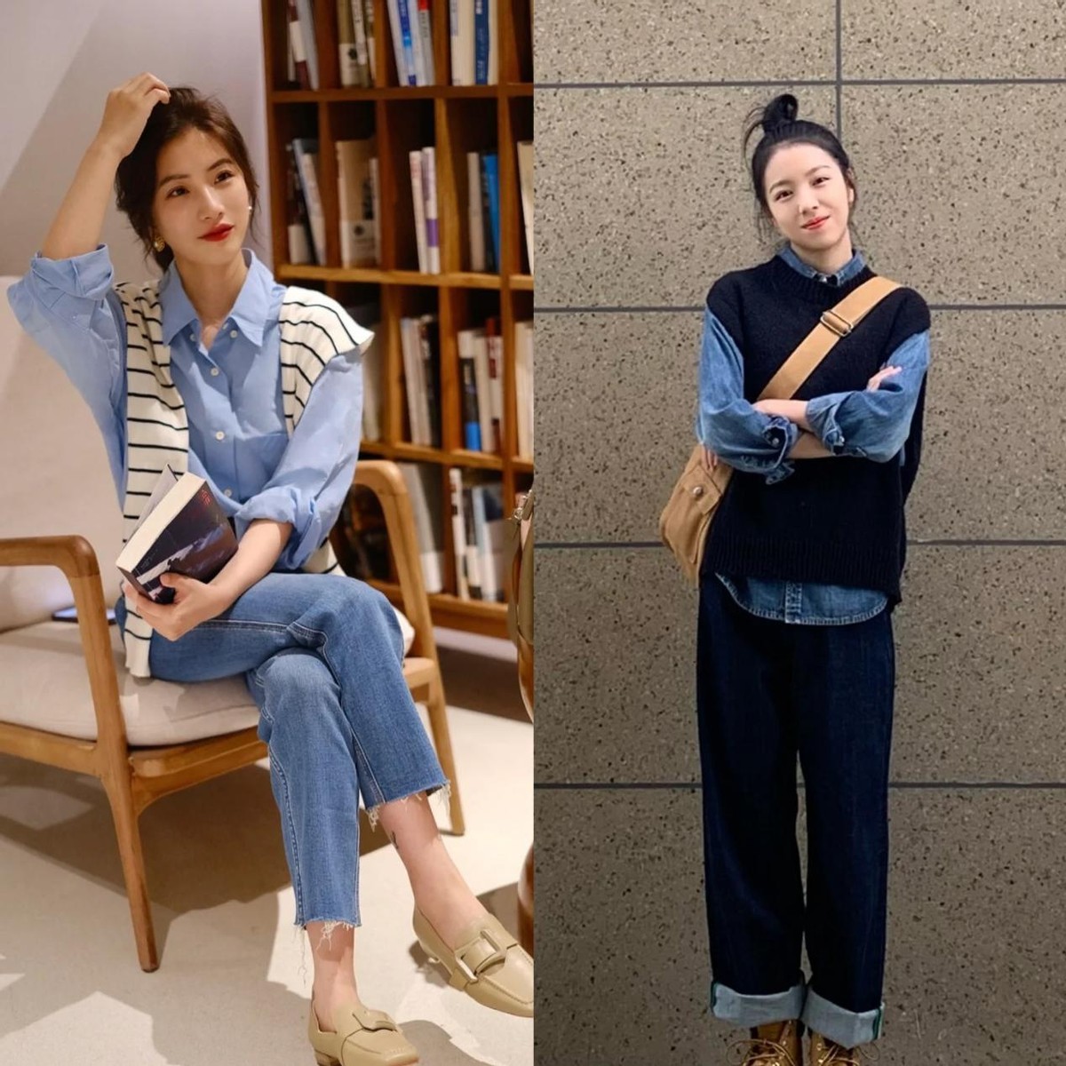 女士衬衫怎样穿又年轻又好看,衬衫比较大怎么搭配时尚好看