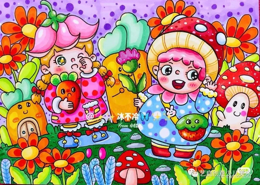 关于中国的绘画马克笔丰富一点,马克笔绘画流民图