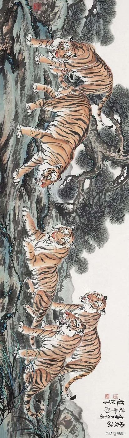 中国历代国画家传奇作品图片欣赏,六骏图国画高清大全