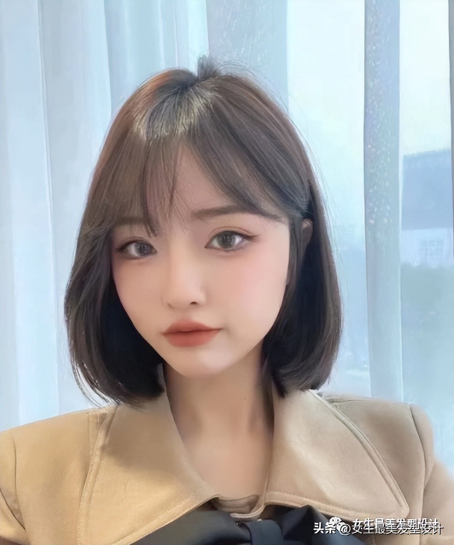 高冷齐肩发又酷又飒图片,超a超飒的女生齐肩短发