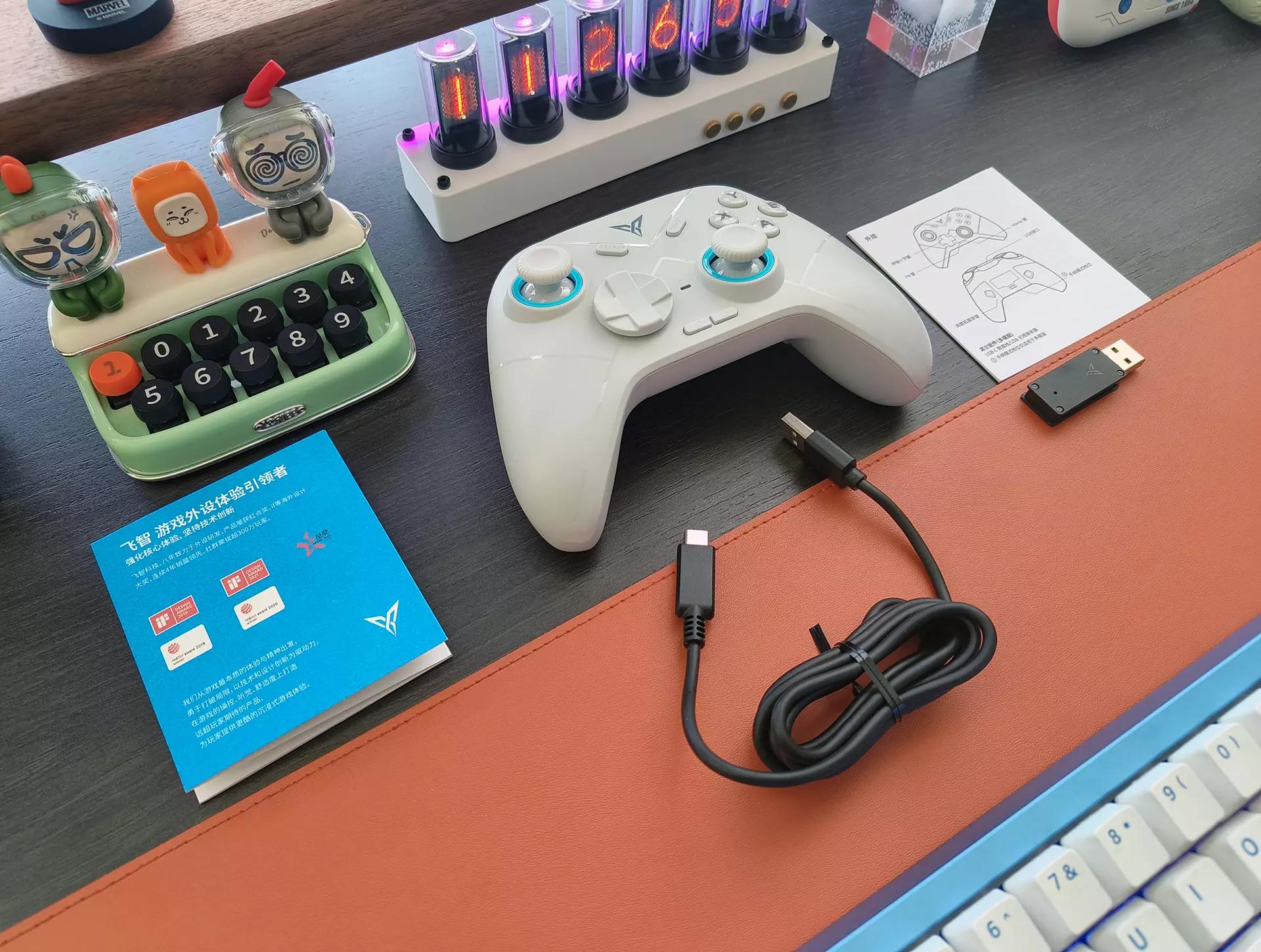 手感绝佳游戏,飞智冰原狼游戏手柄沉浸式开箱