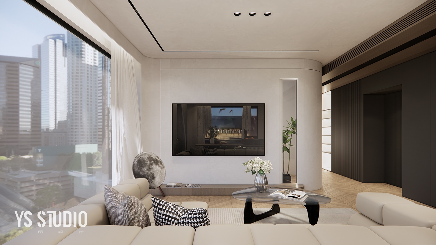 万科御澜道四期三房极简风格,万科御澜道精装房