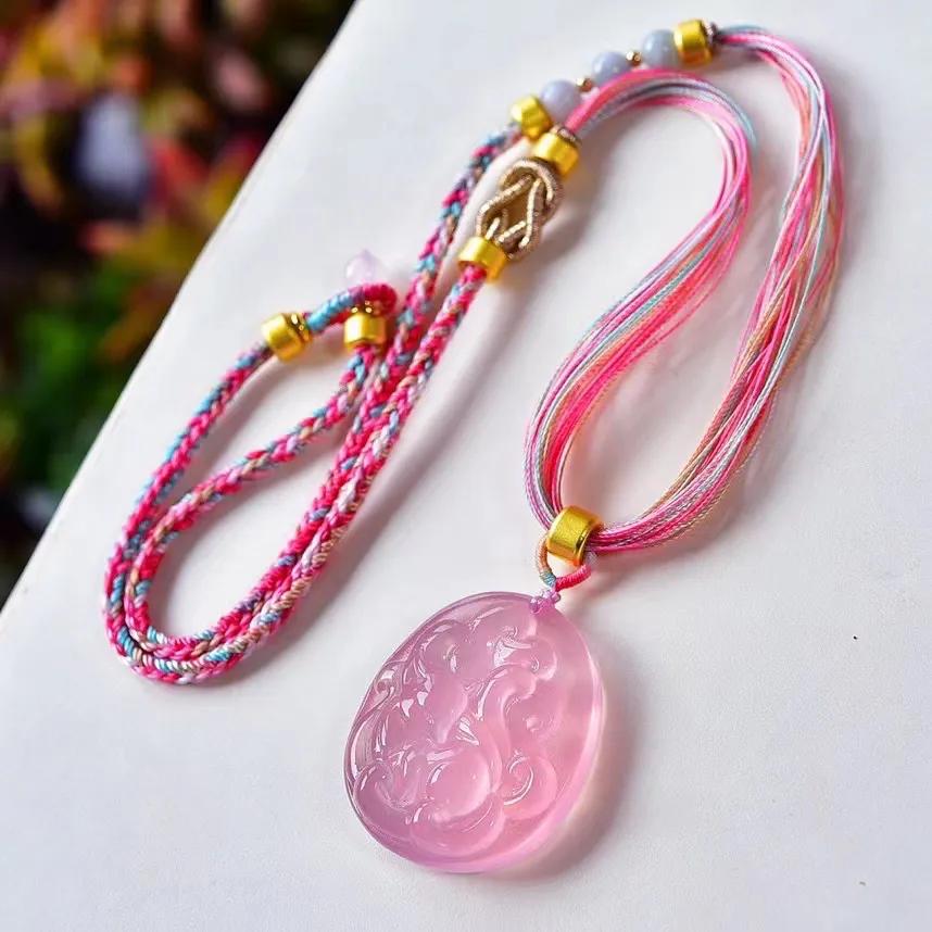 天然粉水晶原料,天然粉水晶晶族