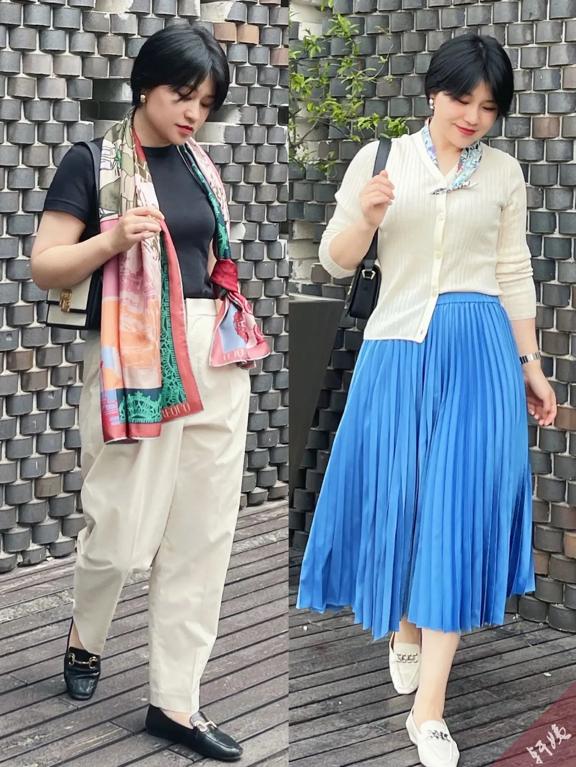 中年女性高端大气穿衣搭配,中年女性穿衣搭配高个