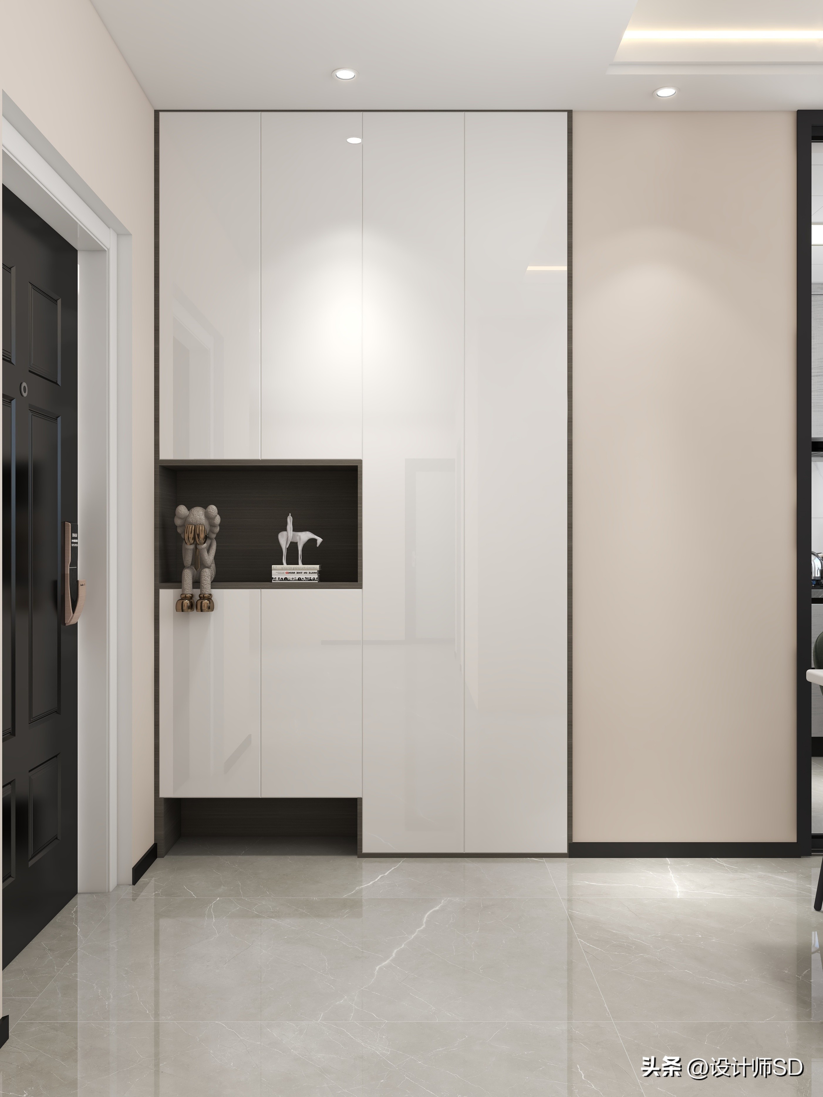 一进门客餐厅全屋一览无遗,一进屋就好看的餐厅