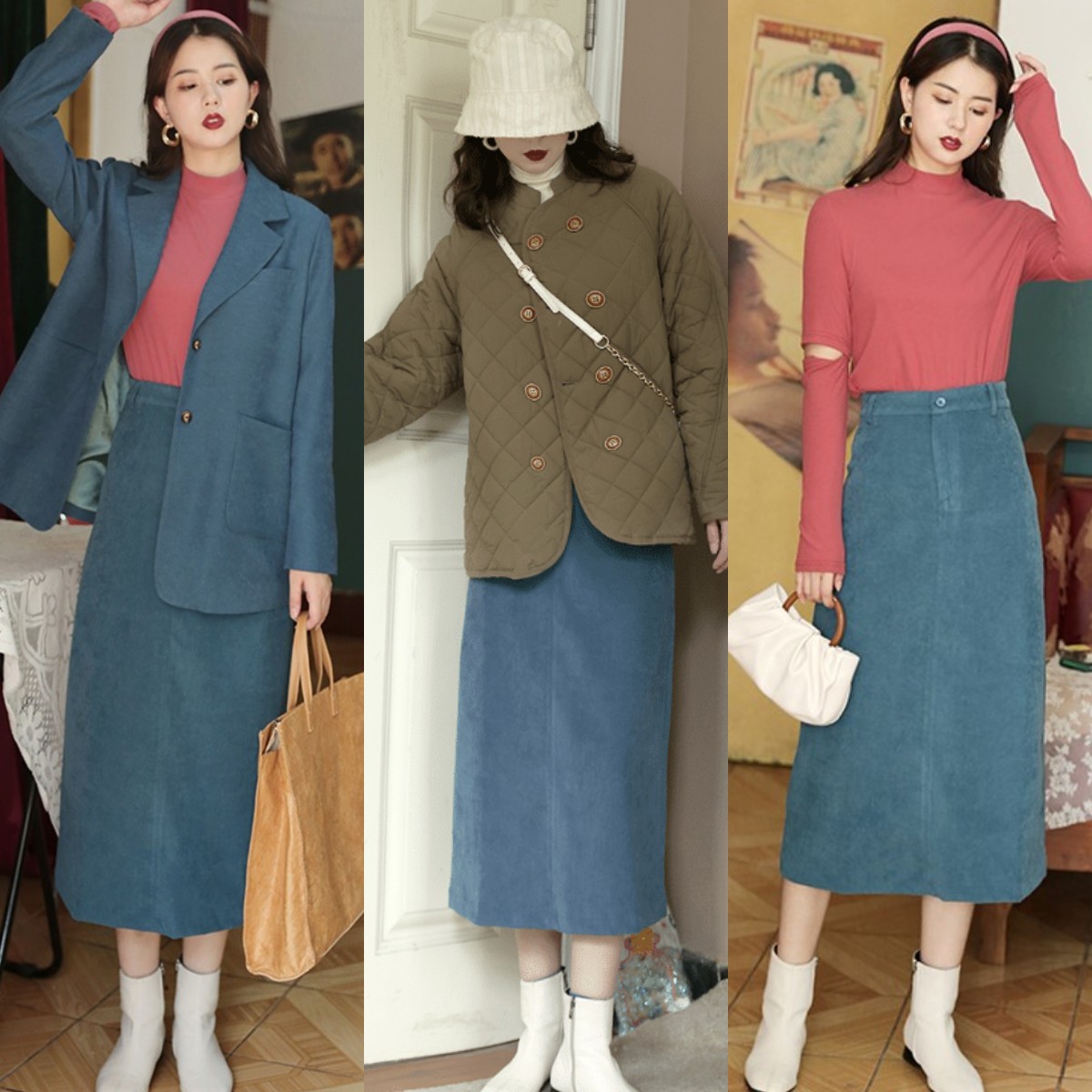 女士穿搭30岁轻熟风裙子,适合30岁穿的裙子气质大方显瘦