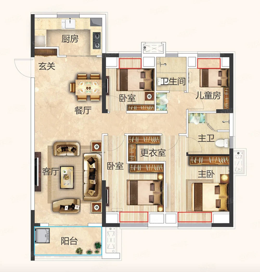 农村大阳台不封阳台的最佳方案,6米大阳台怎么不封阳台好看