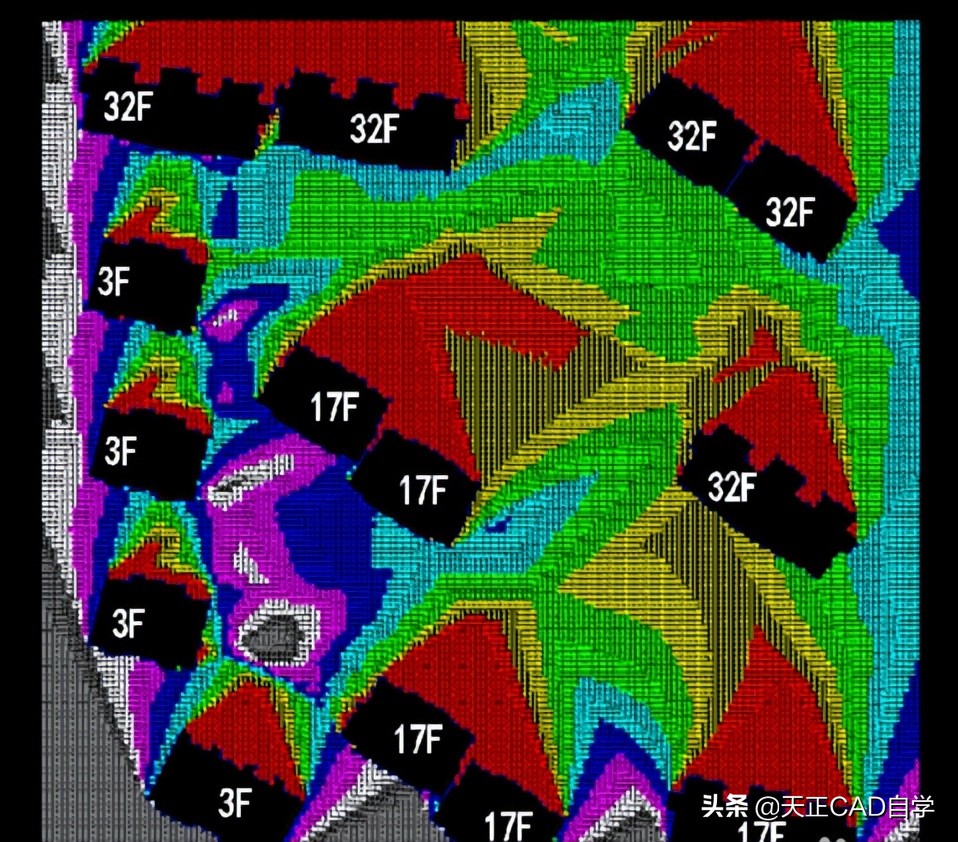天正建筑日照分析阴影遮挡步骤,天正日照分析不显示的原因