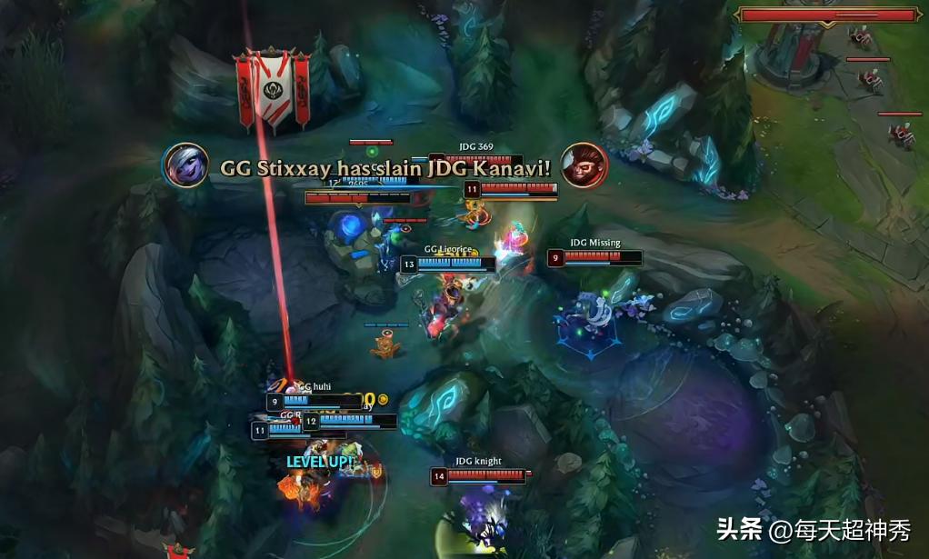 jdg第四局kanavi精忠报国,jdg战胜blgkanavi视角