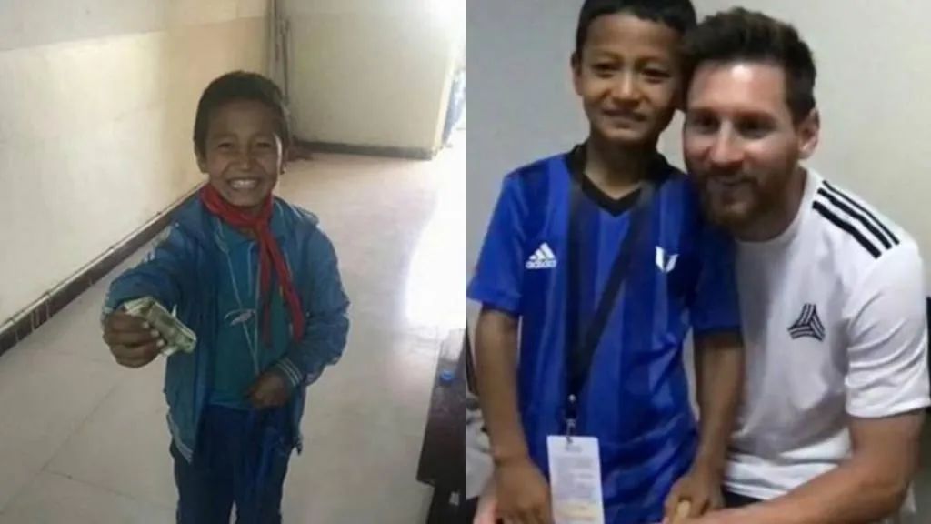 梅西和15岁的少年,梅西第8次获金球奖