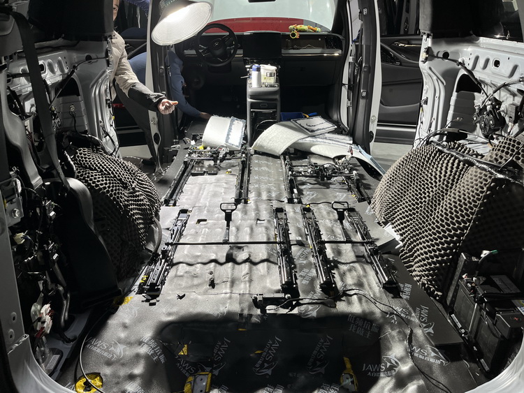 隔音屏障杭州元音改传祺M8汽车隔音改装大白鲨