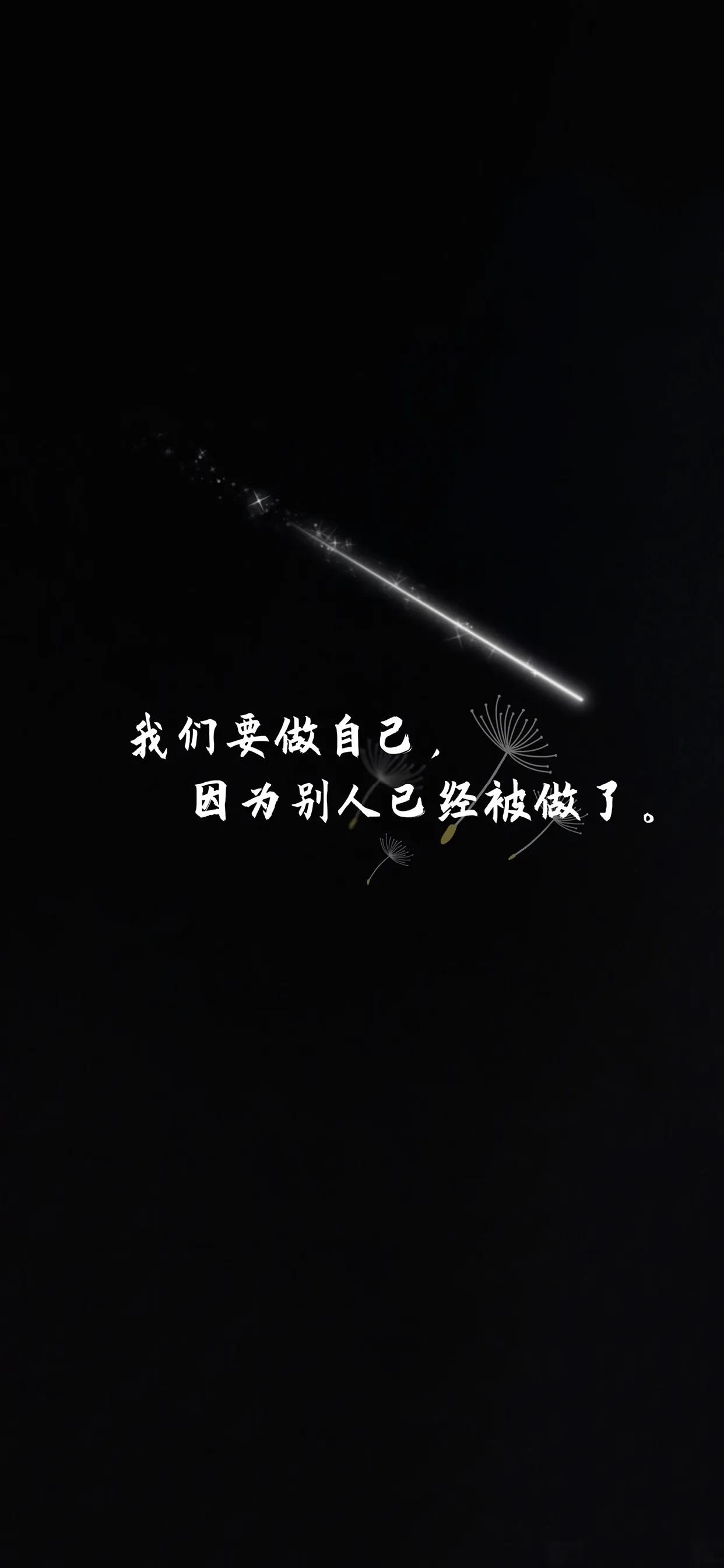 黑色系个性壁纸,手机壁纸高清黑色个性简约