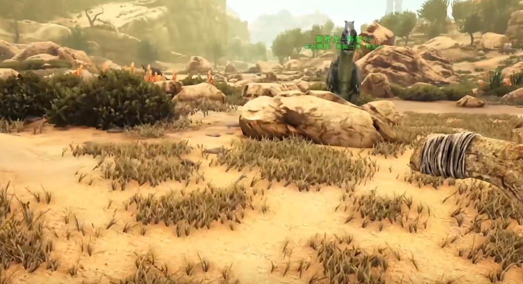 方舟生存进化主播玩沙漠地图,方舟生存进化焦土直播