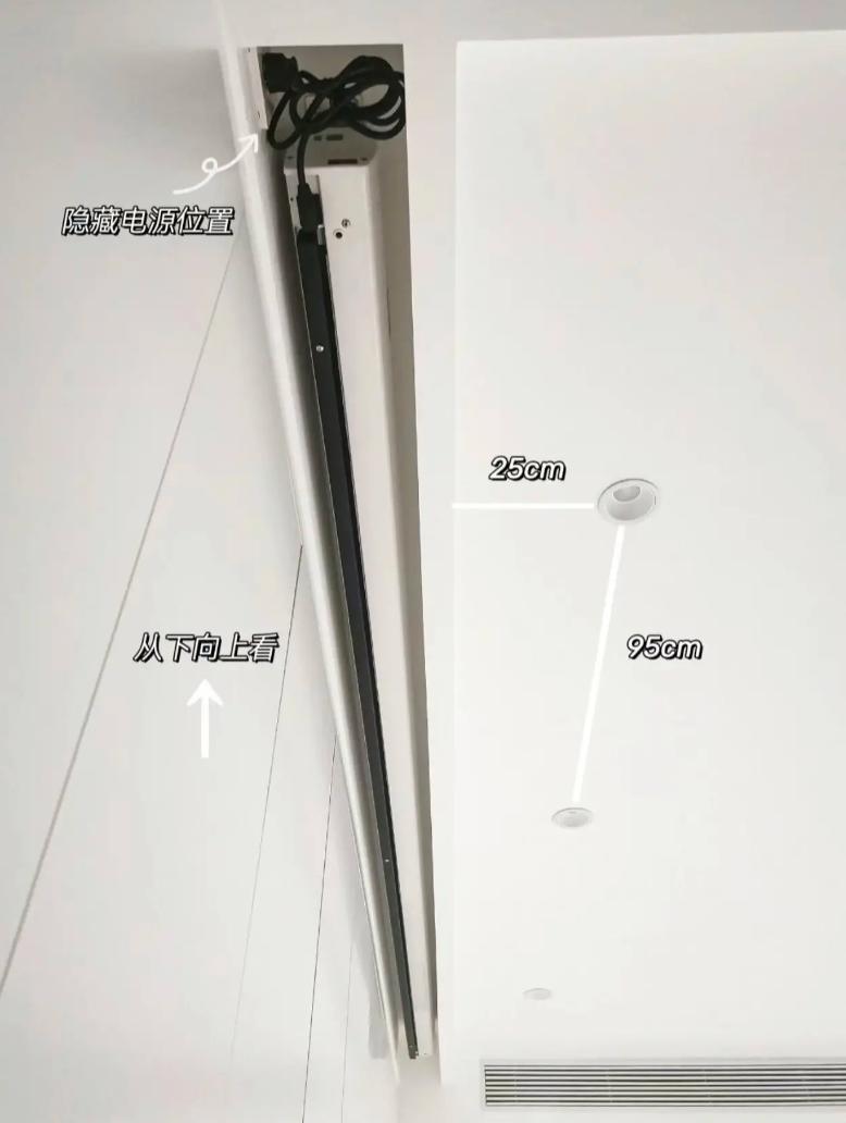 卧室投影仪的安装及布线,新房装修布线怎么接电