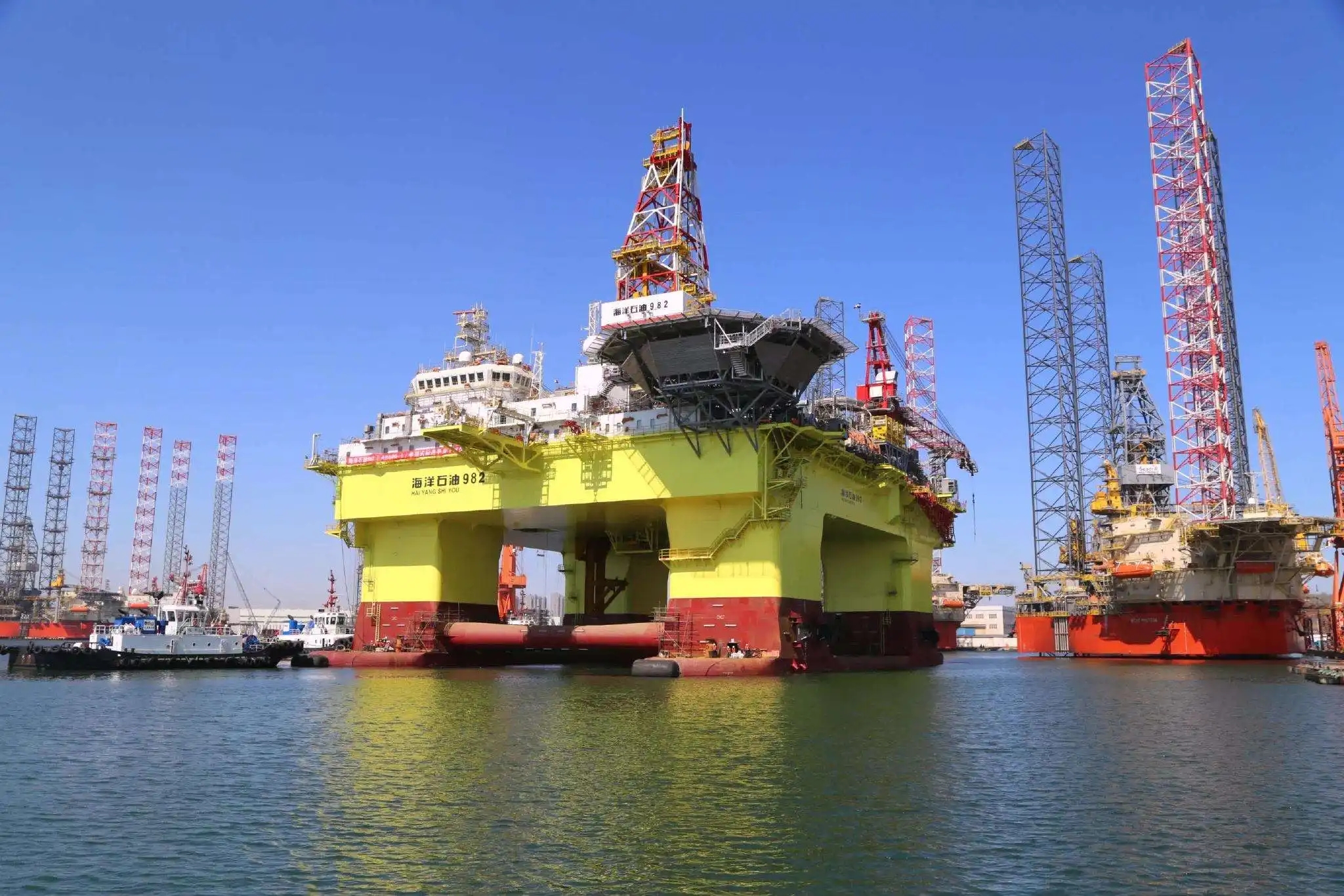 中国有多少海洋钻井平台,海洋钻井平台钻井原理