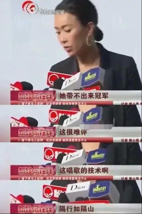 那英被歌手点评,那英被吐槽的歌曲
