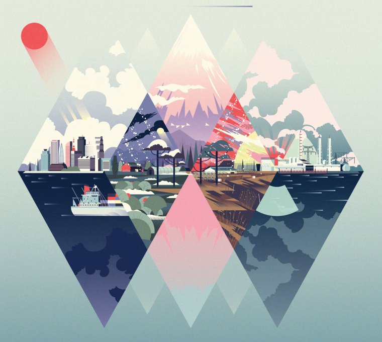 现代别墅平面布置图,现代房屋平面效果图