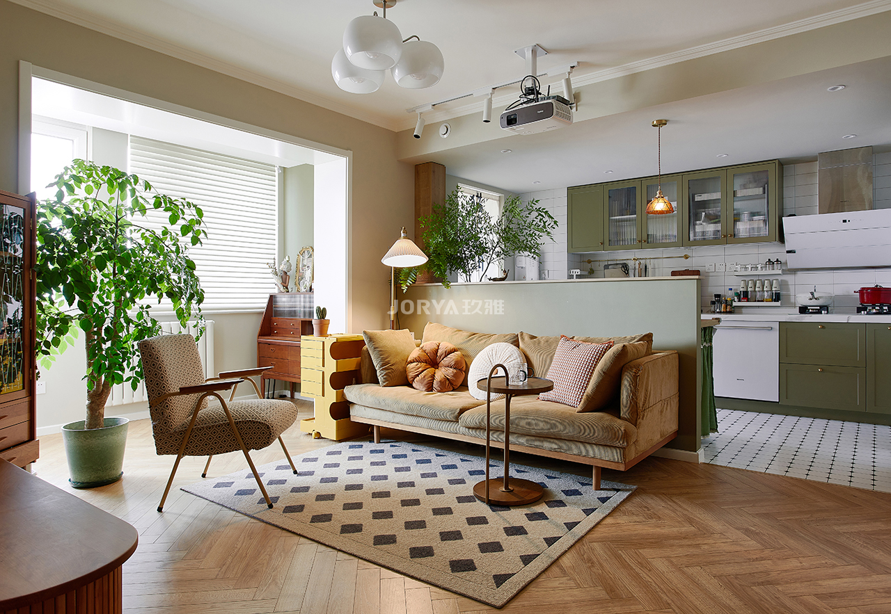 两居室小户型法式复古,小户型房子复古风