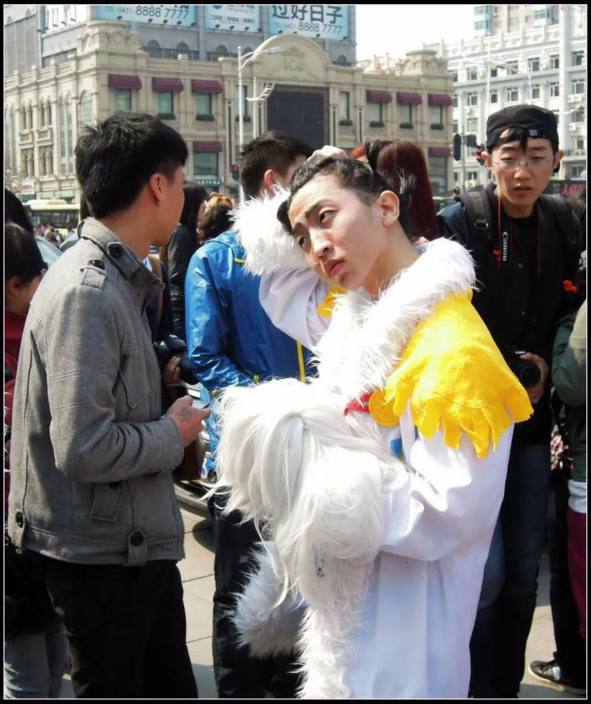 哈尔滨炫酷大片,哈尔滨街头艺术照