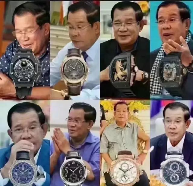 柬埔寨首相洪森的名表,柬埔寨首相洪森戴什么手表