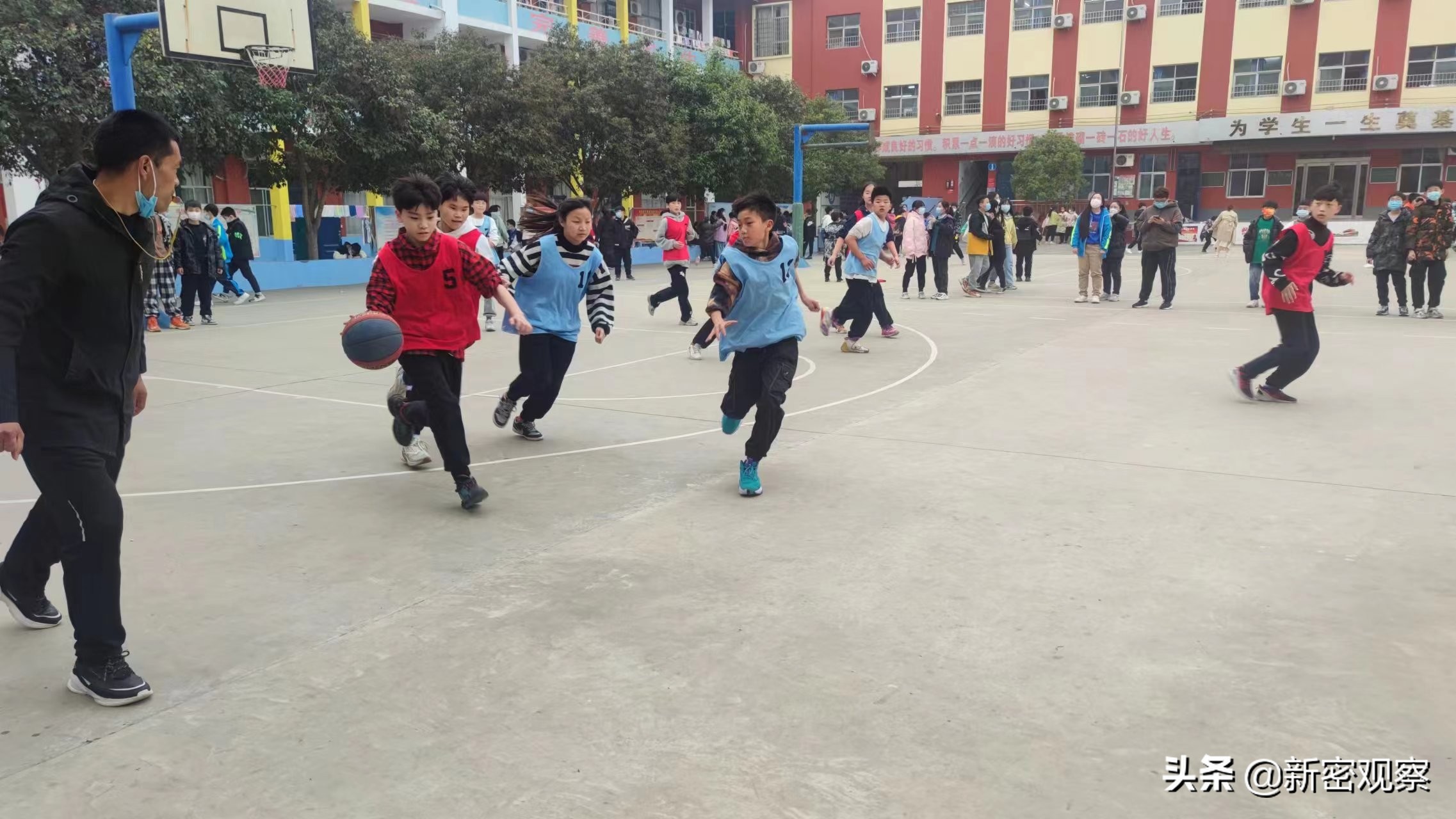 第二十二届校长杯篮球赛,新密外国语学校2018篮球