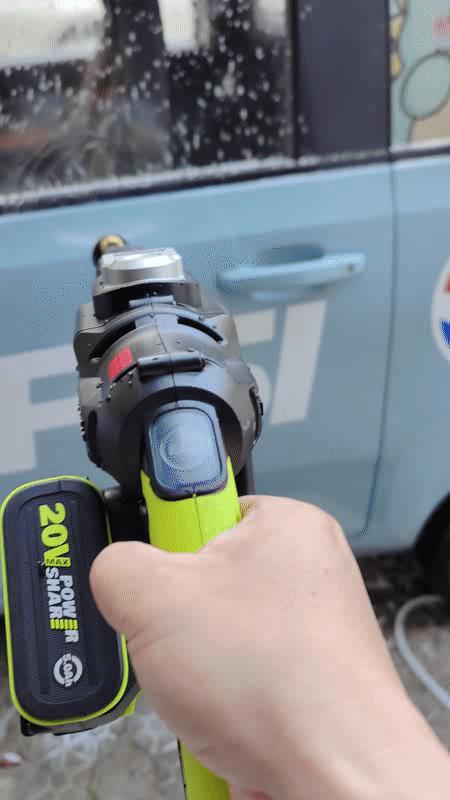 自己买洗车机器洗车如何操作,威克士wu630洗车机对比亿力洗车机