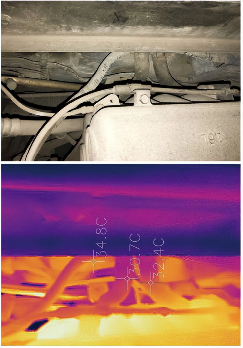 NO拆卸！只需两步，FLIRONEPro高效排查汽车发动机冷却液故障