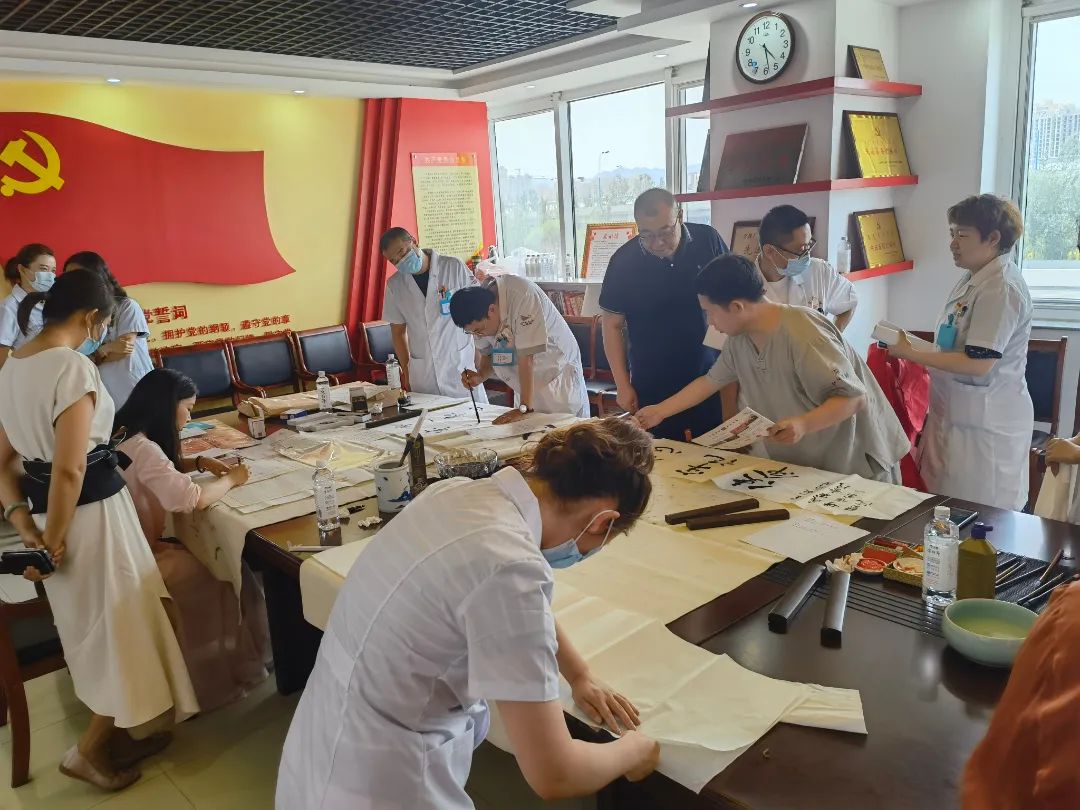 呼市第一医院开展喜迎“二十大”“习语金句”大家写专题活动