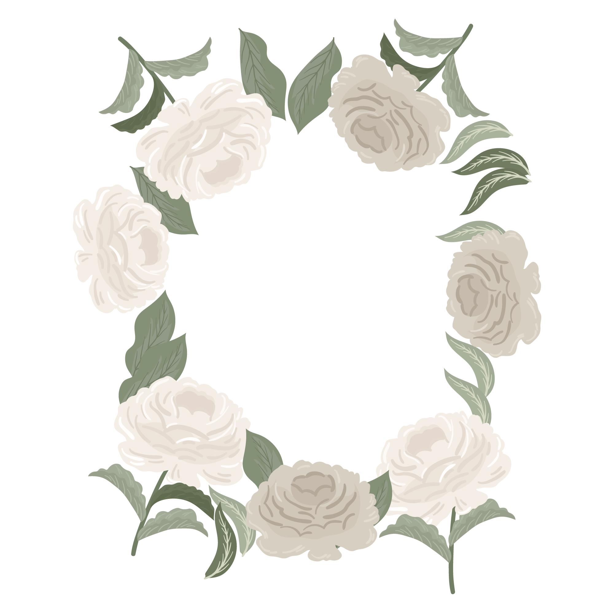 漂亮的彩色边框图片大全,好看的绿叶边框