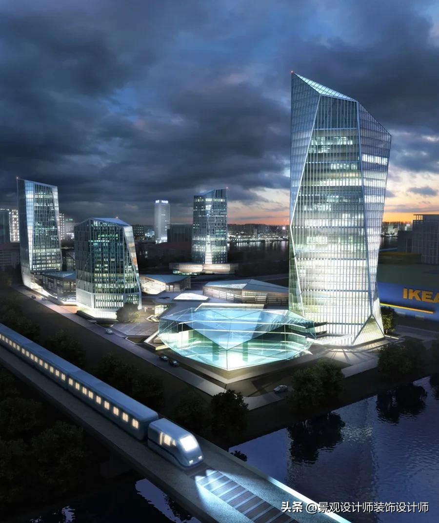 写字楼外观设计图大全,写字楼设计外观效果图